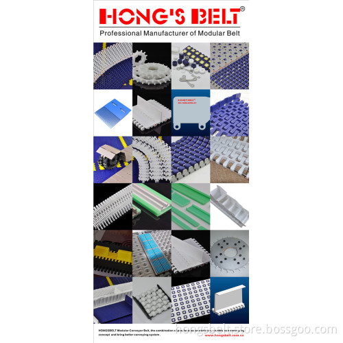 Food&Beverage Industry Food Grade Smart Modular Conveyor Belt